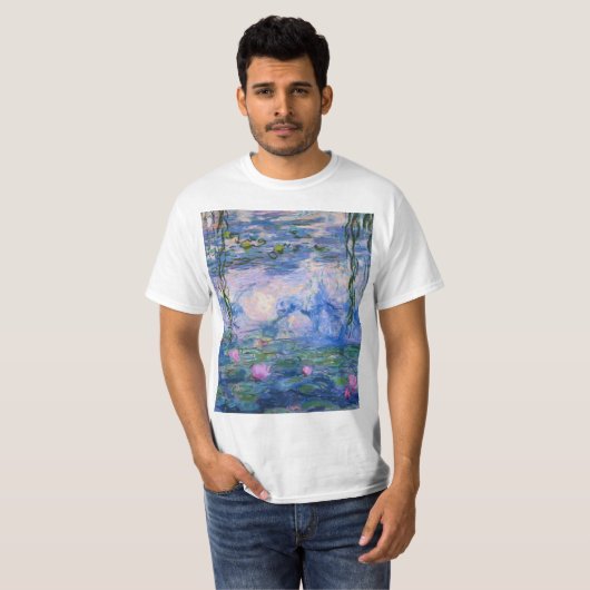 Claude Monet - Water Lilies 1919 T-shirt (Voorkant volledig)