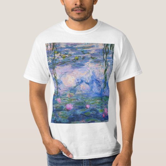 Claude Monet - Water Lilies 1919 T-shirt (Voorkant)