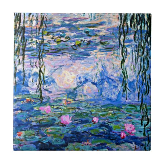 Claude Monet - Water Lilies, 1919, Tegeltje (Voorkant)