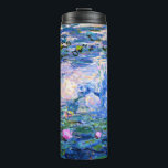 Claude Monet - Water Lilies, 1919, Thermosbeker<br><div class="desc">Bekend schilderij van Claude Monet,  Water Lilies,  1919.</div>