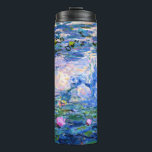 Claude Monet - Water Lilies, 1919, Thermosbeker<br><div class="desc">Bekend schilderij van Claude Monet,  Water Lilies,  1919.</div>