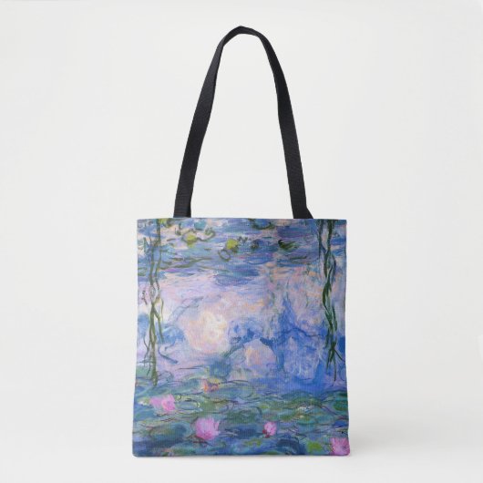 Claude Monet - Water Lilies 1919 Tote Bag (Voorkant)