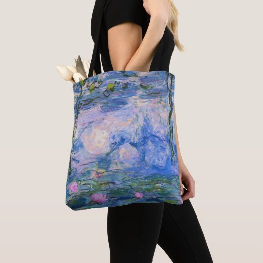 Claude Monet - Water Lilies 1919 Tote Bag (Dichtbij)
