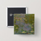 Claude Monet | Water Lilies, 1919 Vierkante Button 5,1 Cm (Voorkant /achterkant)