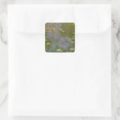 Claude Monet | Water Lilies, 1919 Vierkante Sticker (Tas)