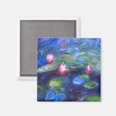 Claude Monet: Water Lilies 2 Magneet (Voorkant / Achterkant)