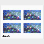 Claude Monet: Water Lilies 2 Rechthoekige Sticker (Vel)