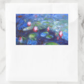 Claude Monet: Water Lilies 2 Rechthoekige Sticker (Tas)
