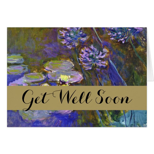Claude Monet Water Lilies Agapanthus (Voorkant Horizontaal)