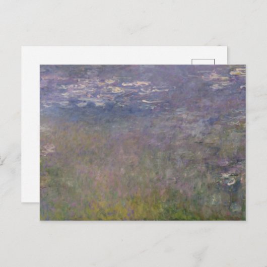 Claude Monet | Water Lilies Agapanthus Briefkaart (Voorkant / Achterkant)