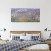 Claude Monet | Water Lilies Agapanthus Canvas Afdruk (Insitu (Slaapkamer))
