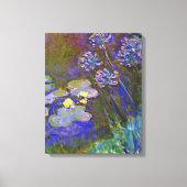 Claude Monet Water Lilies Agapanthus Canvas Afdruk (Voorkant)
