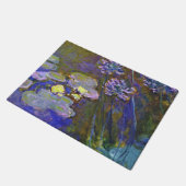 Claude Monet Water Lilies Agapanthus Deurmat (Schuin)