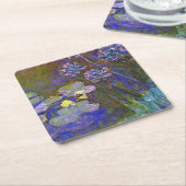 Claude Monet Water Lilies Agapanthus Kartonnen Onderzetters (Schuin)