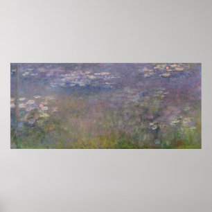 Claude Monet   Water Lilies Agapanthus Poster