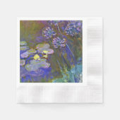 Claude Monet Water Lilies Agapanthus Servet (Voorkant)