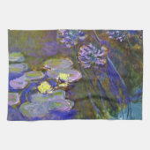 Claude Monet Water Lilies Agapanthus Theedoek (Horizontaal)