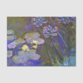 Claude Monet Water Lilies Agapanthus Tissuepapier (Voorkant)