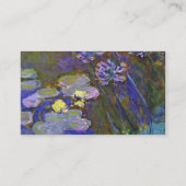 Claude Monet Water Lilies Agapanthus Visitekaartje (Achterkant)