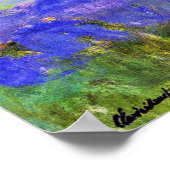 Claude Monet - Water Lilies and Agapanthus, Poster (Hoek)