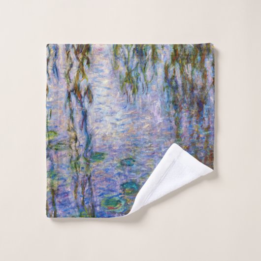 Claude Monet - Water Lilies Bad Handdoek (Wasdoekje)
