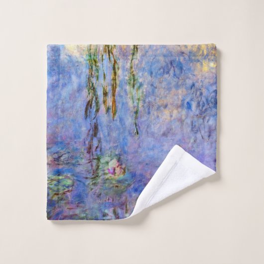 Claude Monet - Water Lilies Bad Handdoek (Wasdoekje)