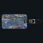 Claude Monet Water Lilies Bagagelabel<br><div class="desc">Claude Monet Water Lilies</div>
