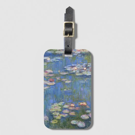 Claude Monet // Water Lilies Bagagelabel (Voorkant (verticaal))
