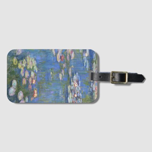 Claude Monet // Water Lilies Bagagelabel (Voorkant (horizontaal))
