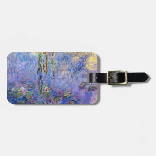 Claude Monet - Water Lilies Bagagelabel (Voorkant horizontaal)