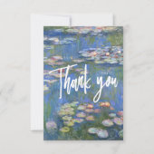 Claude Monet // Water Lilies Bedankkaart (Voorkant)