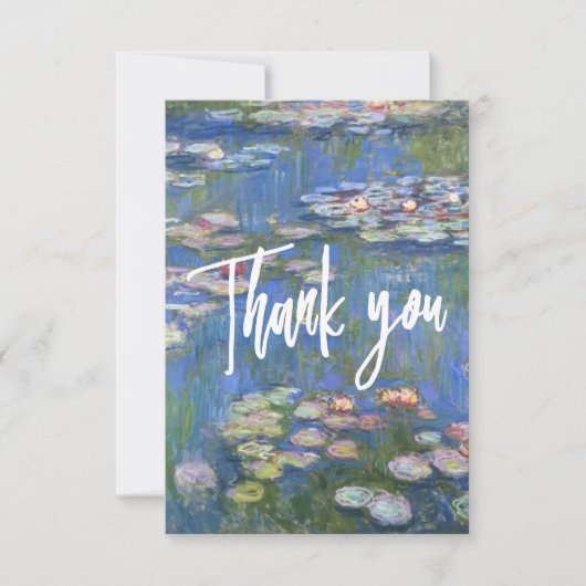 Claude Monet // Water Lilies Bedankkaart (Voorkant)