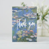 Claude Monet // Water Lilies Bedankkaart (Staand voorkant)