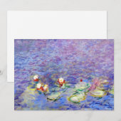 Claude Monet - Water Lilies Bedankkaart (Voorkant / Achterkant)