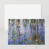 Claude Monet - Water Lilies Bedankkaart (Voorkant / Achterkant)