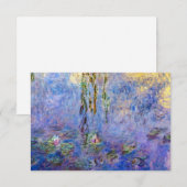 Claude Monet - Water Lilies Bedankkaart (Voorkant / Achterkant)