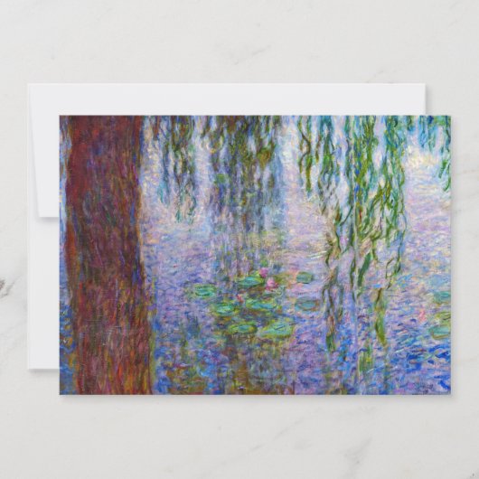 Claude Monet - Water Lilies Bedankkaart (Voorkant)
