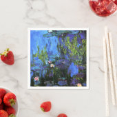 Claude Monet: Water-Lilies, blauwe indigo Servet (Insitu)