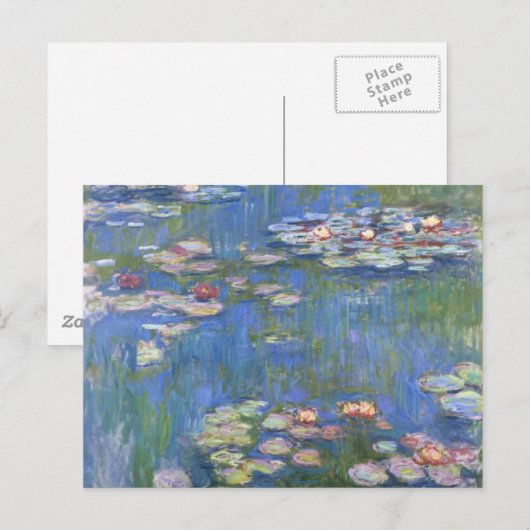 Claude Monet // Water Lilies Briefkaart (Voorkant / Achterkant)