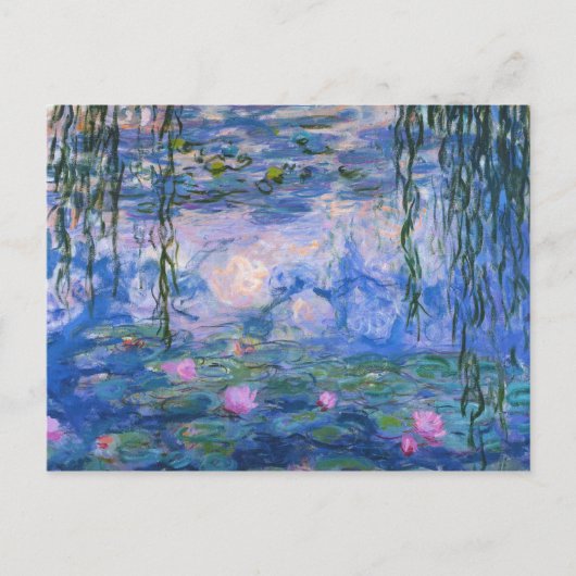 Claude Monet - Water Lilies Briefkaart (Voorkant)