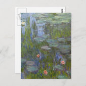 Claude Monet - Water Lilies Briefkaart (Voorkant / Achterkant)