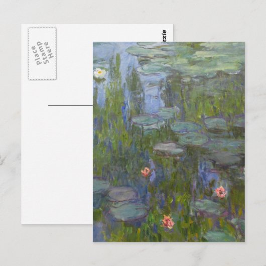 Claude Monet - Water Lilies Briefkaart (Voorkant / Achterkant)