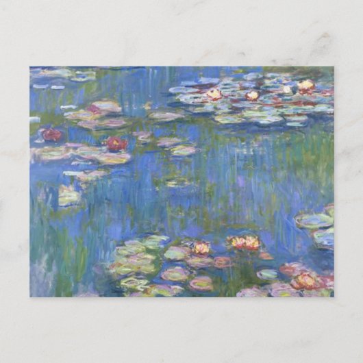 Claude Monet // Water Lilies Briefkaart (Voorkant)