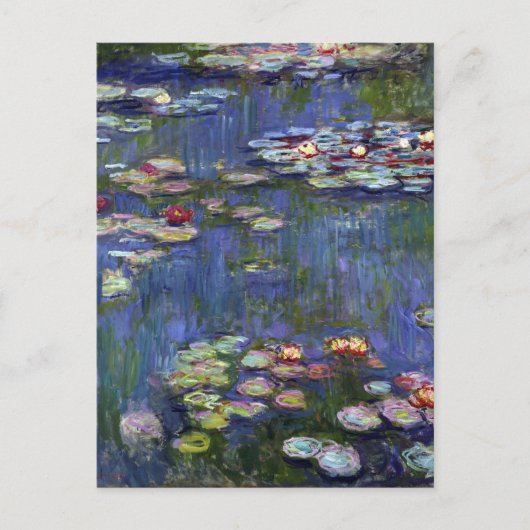 Claude Monet Water Lilies Briefkaart (Voorkant)