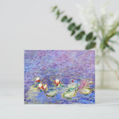 Claude Monet - Water Lilies Briefkaart (Staand voorkant)