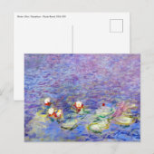 Claude Monet - Water Lilies Briefkaart (Voorkant / Achterkant)