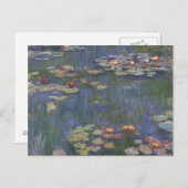 Claude Monet - Water Lilies Briefkaart (Voorkant / Achterkant)