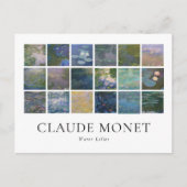 Claude Monet Water Lilies Briefkaart (Voorkant)