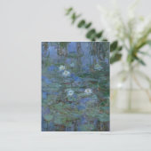 Claude Monet - Water Lilies Briefkaart (Staand voorkant)