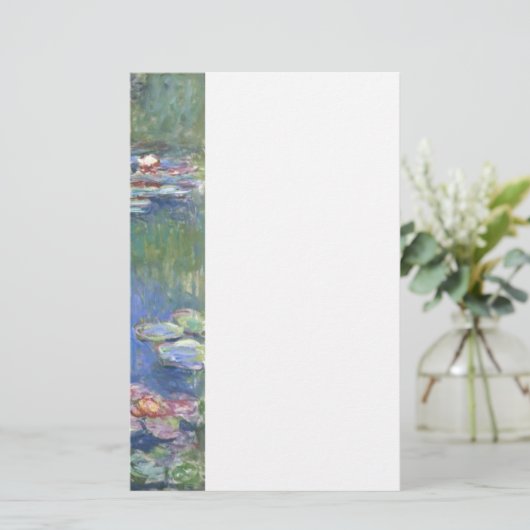 Claude Monet // Water Lilies Briefpapier (Staand voorkant)